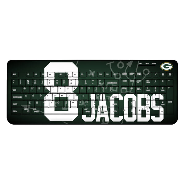Josh Jacobs Green Bay Packers 8 Ready Wireless USB Keyboard