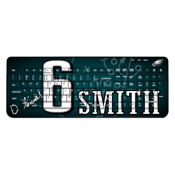 DeVonta Smith Philadelphia Eagles 6 Ready Wireless USB Keyboard