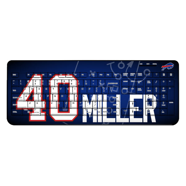 Von Miller Buffalo Bills 40 Ready Wireless USB Keyboard