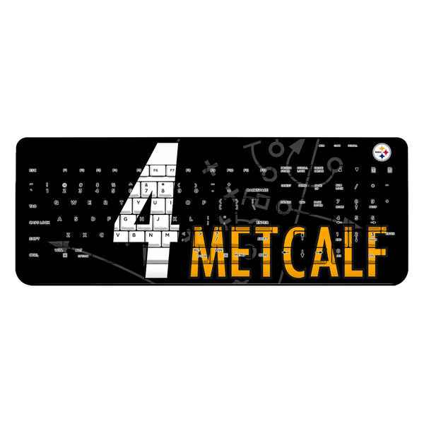 DK Metcalf Pittsburgh Steelers 4 Game Tactic Wireless USB Keyboard