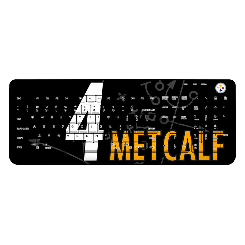 DK Metcalf Pittsburgh Steelers 4 Game Tactic Wireless USB Keyboard