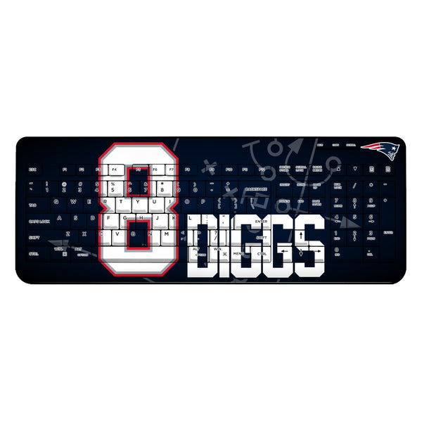 Stefon Diggs New England Patriots 8 Game Tactic Wireless USB Keyboard