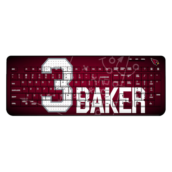 Budda Baker Arizona Cardinals 3 Ready Wireless USB Keyboard
