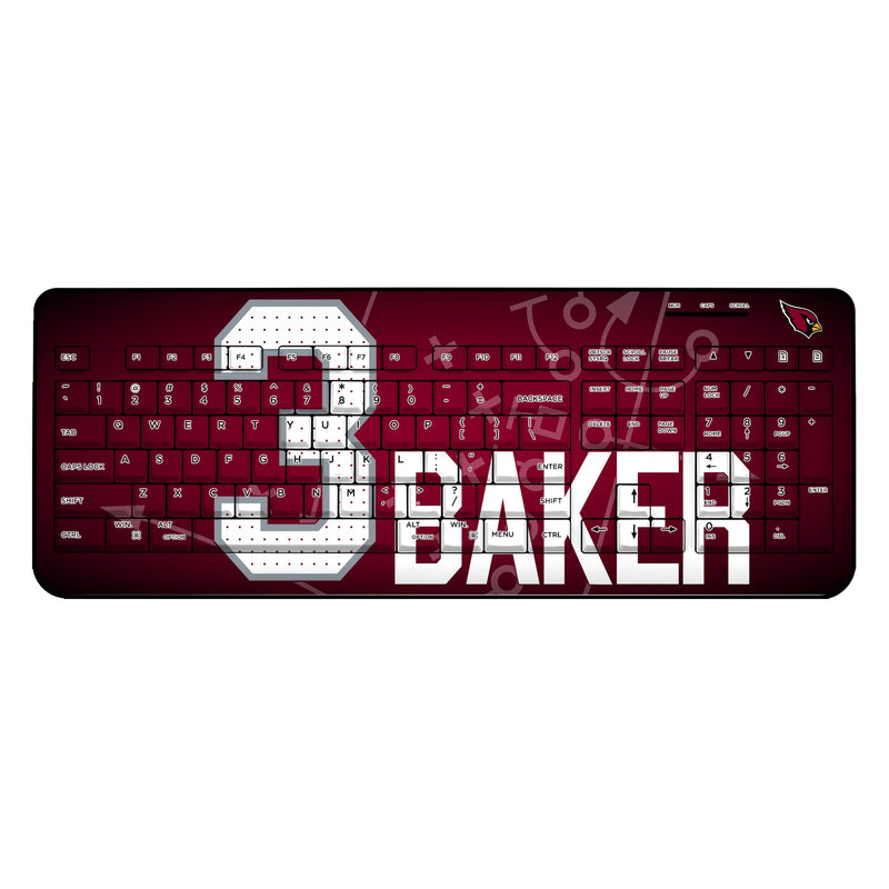 Budda Baker Arizona Cardinals 3 Ready Wireless USB Keyboard