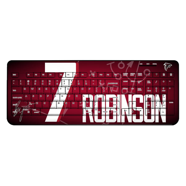Bijan Robinson Atlanta Falcons 7 Ready Wireless USB Keyboard