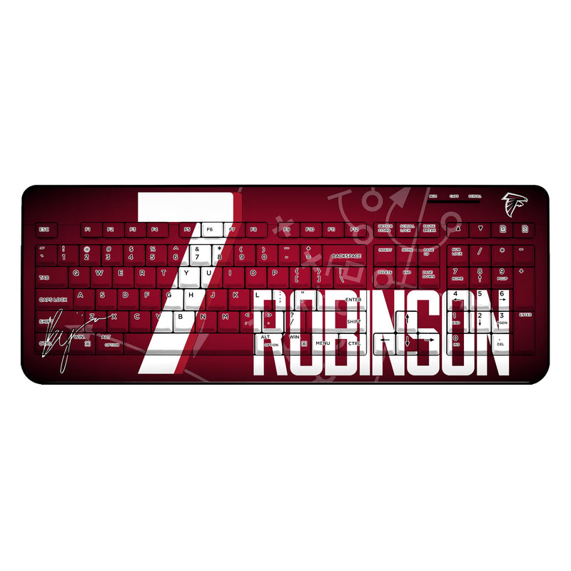 Bijan Robinson Atlanta Falcons 7 Ready Wireless USB Keyboard