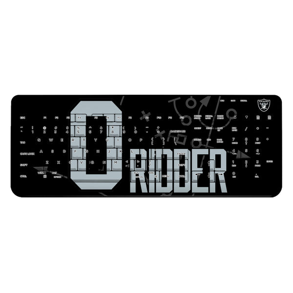 Desmond Ridder Las Vegas Raiders 0 Game Tactic Wireless USB Keyboard
