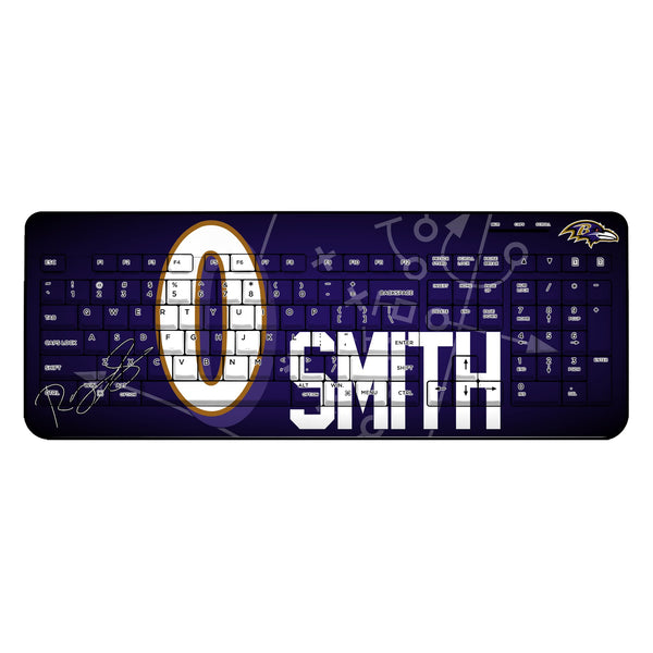 Roquan Smith Baltimore Ravens 0 Ready Wireless USB Keyboard