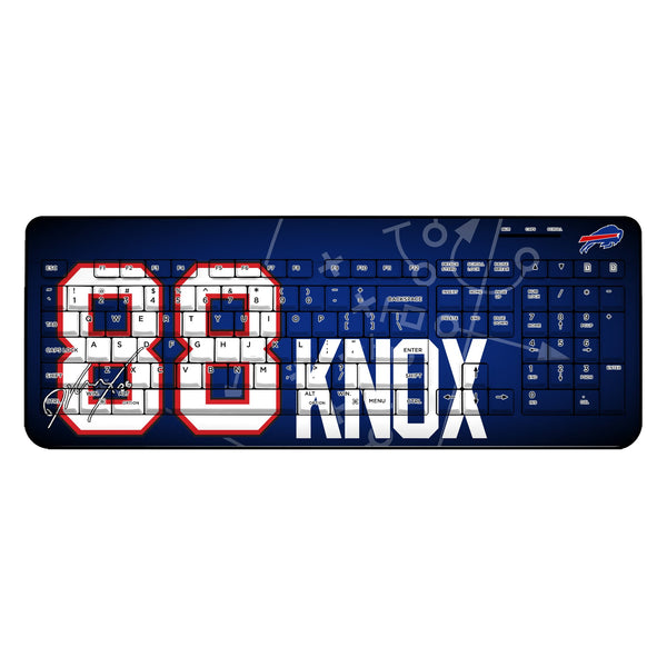 Dawson Knox Buffalo Bills 88 Ready Wireless USB Keyboard