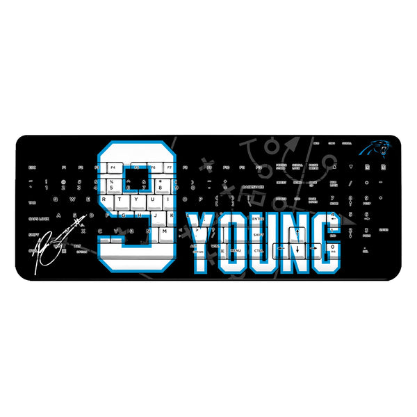 Bryce Young Carolina Panthers 9 Ready Wireless USB Keyboard