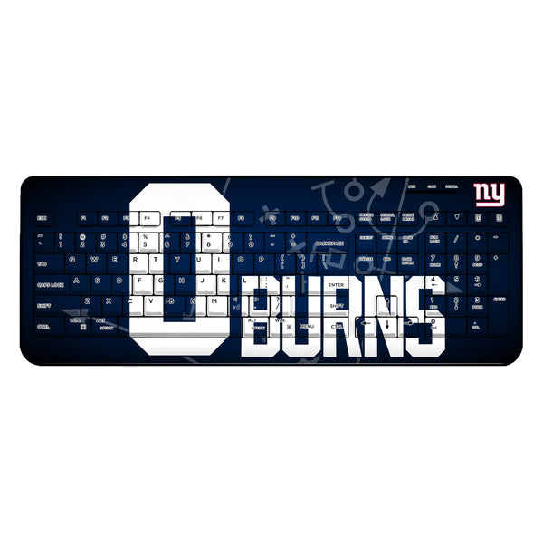 Brian Burns New York Giants 0 Game Tactic Wireless USB Keyboard