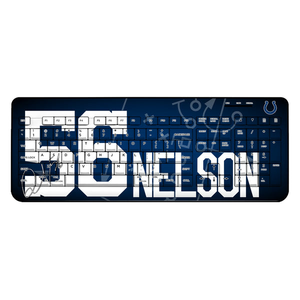 Quenton Nelson Indianapolis Colts 56 Ready Wireless USB Keyboard