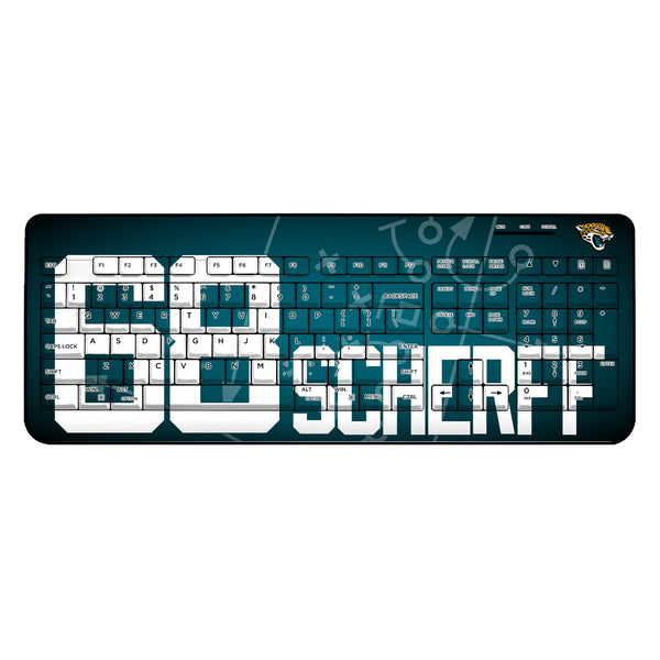 Brandon Scherff Jacksonville Jaguars 68 Ready Wireless USB Keyboard