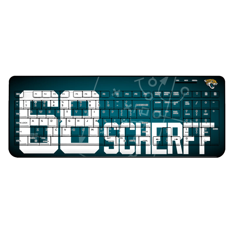 Brandon Scherff Jacksonville Jaguars 68 Ready Wireless USB Keyboard