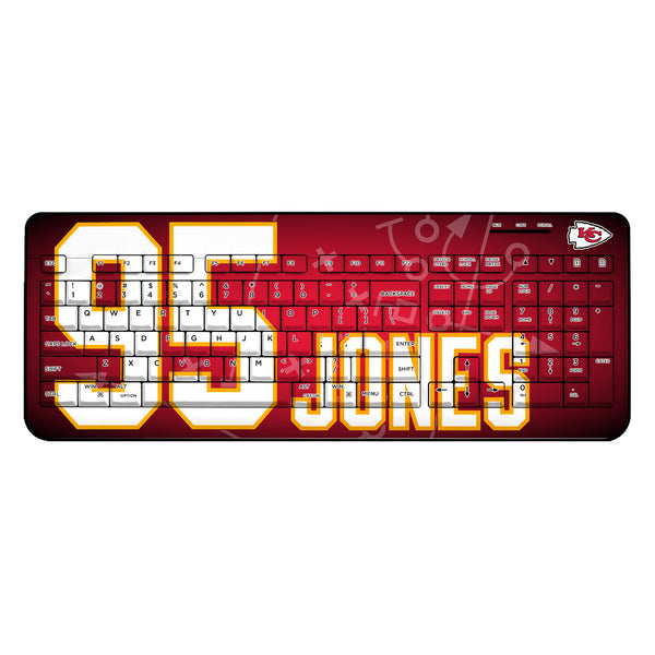 Chris Jones Kansas City Chiefs 95 Ready Wireless USB Keyboard