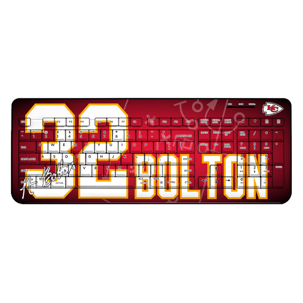 Nick Bolton Kansas City Chiefs 32 Ready Wireless USB Keyboard