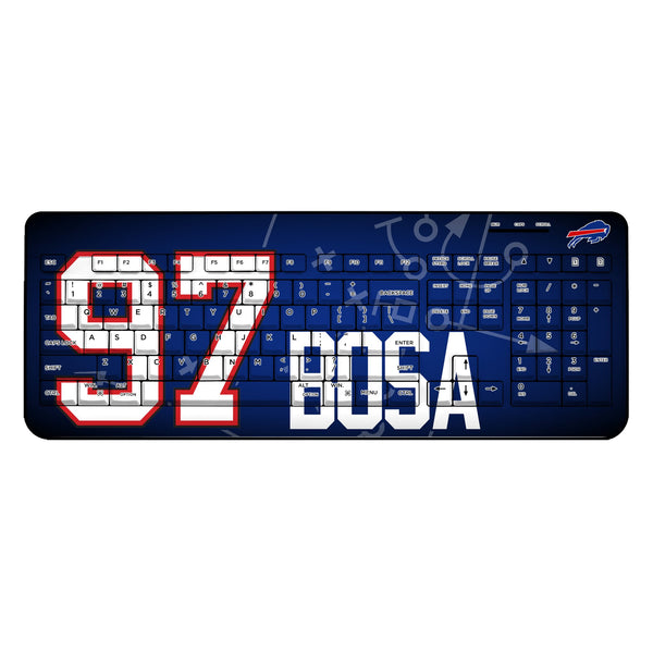 Joey Bosa Buffalo Bills 97 Game Tactic Wireless USB Keyboard