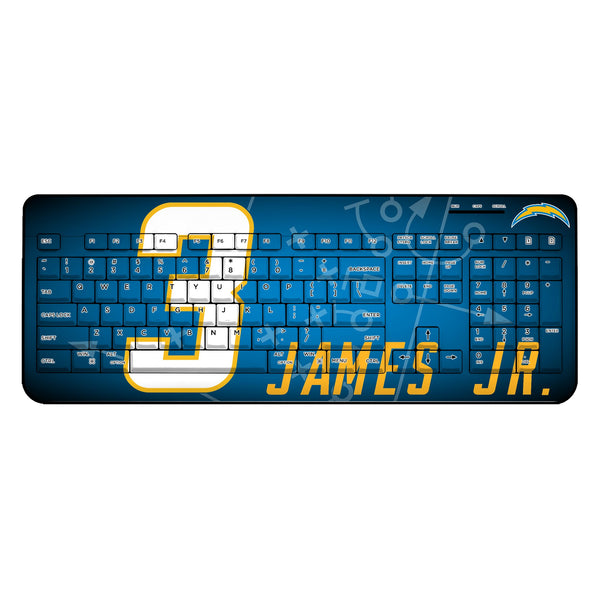 Derwin James Jr. Los Angeles Chargers 3 Ready Wireless USB Keyboard