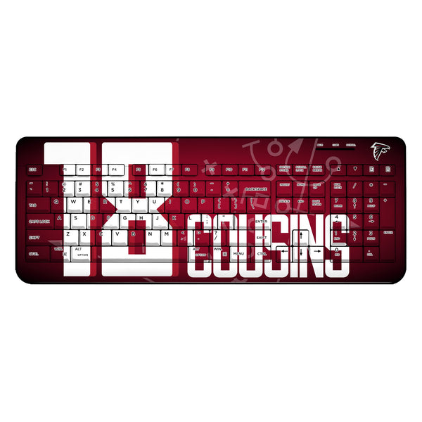Kirk Cousins Atlanta Falcons 18 Ready Wireless USB Keyboard