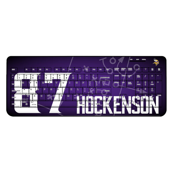 T.J. Hockenson Minnesota Vikings 87 Ready Wireless USB Keyboard