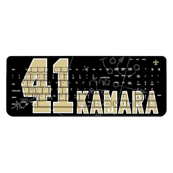 Alvin Kamara New Orleans Saints 41 Ready Wireless USB Keyboard