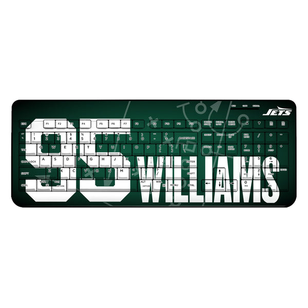 Quinnen Williams New York Jets 95 Ready Wireless USB Keyboard