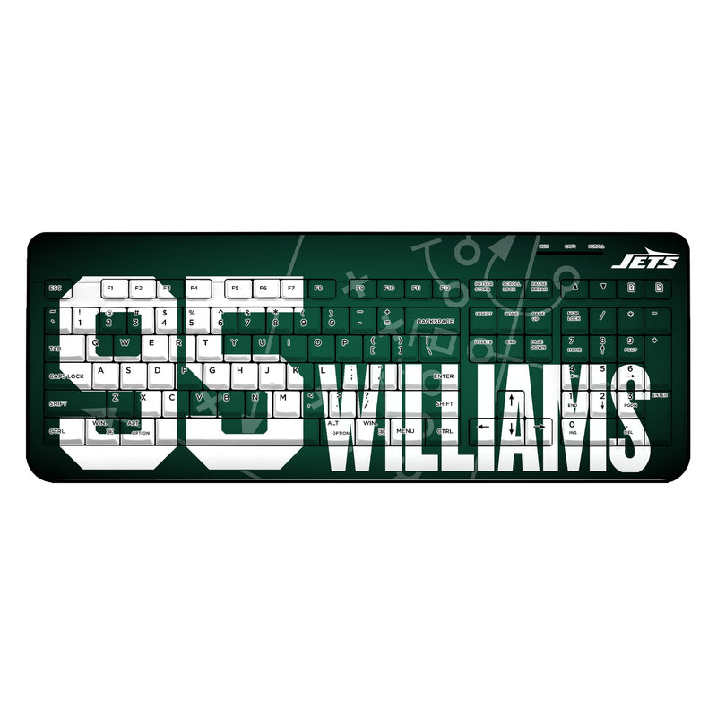 Quinnen Williams New York Jets 95 Ready Wireless USB Keyboard