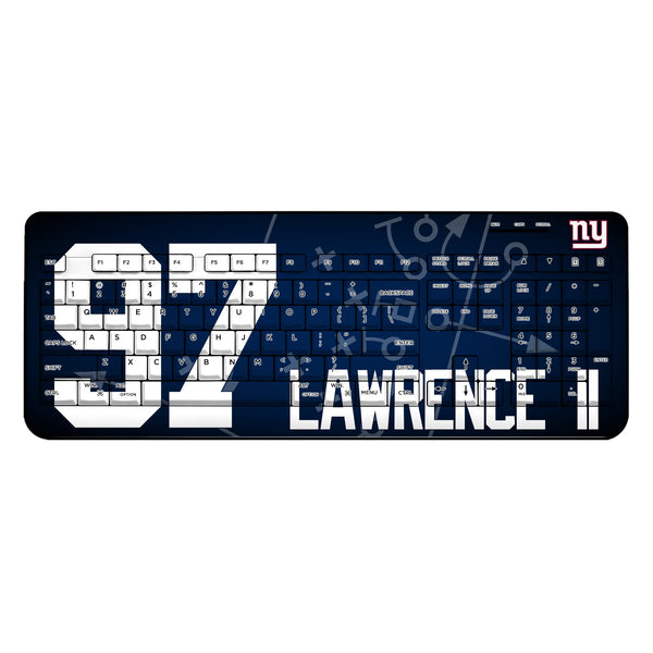 Dexter Lawrence II New York Giants 97 Ready Wireless USB Keyboard