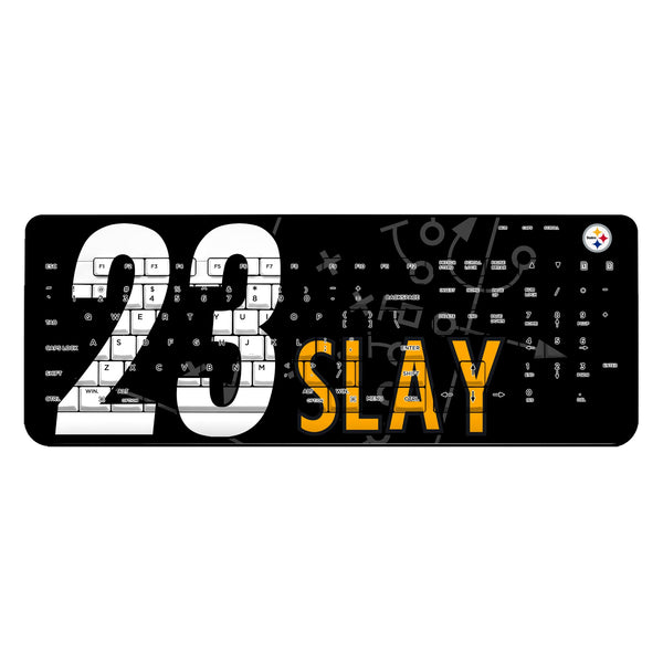 Darius Slay Pittsburgh Steelers 23 Game Tactic Wireless USB Keyboard