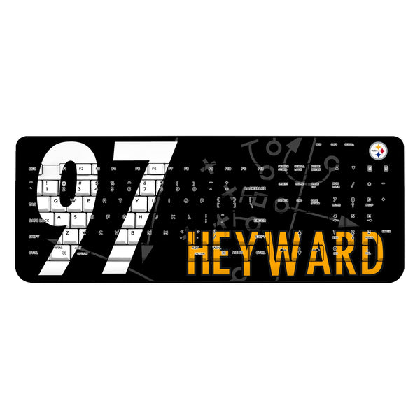 Cameron Heyward Pittsburgh Steelers 97 Ready Wireless USB Keyboard