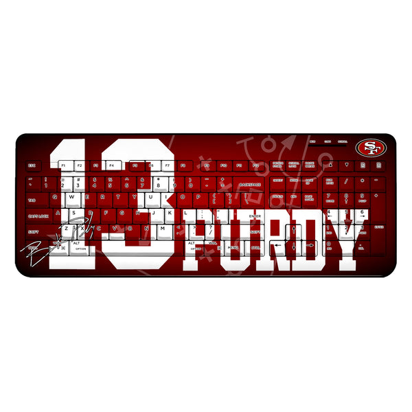Brock Purdy San Francisco 49ers 13 Ready Wireless USB Keyboard