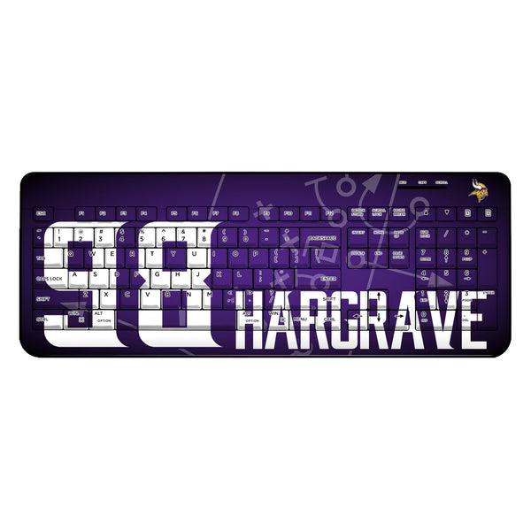 Javon Hargrave Minnesota Vikings 98 Game Tactic Wireless USB Keyboard