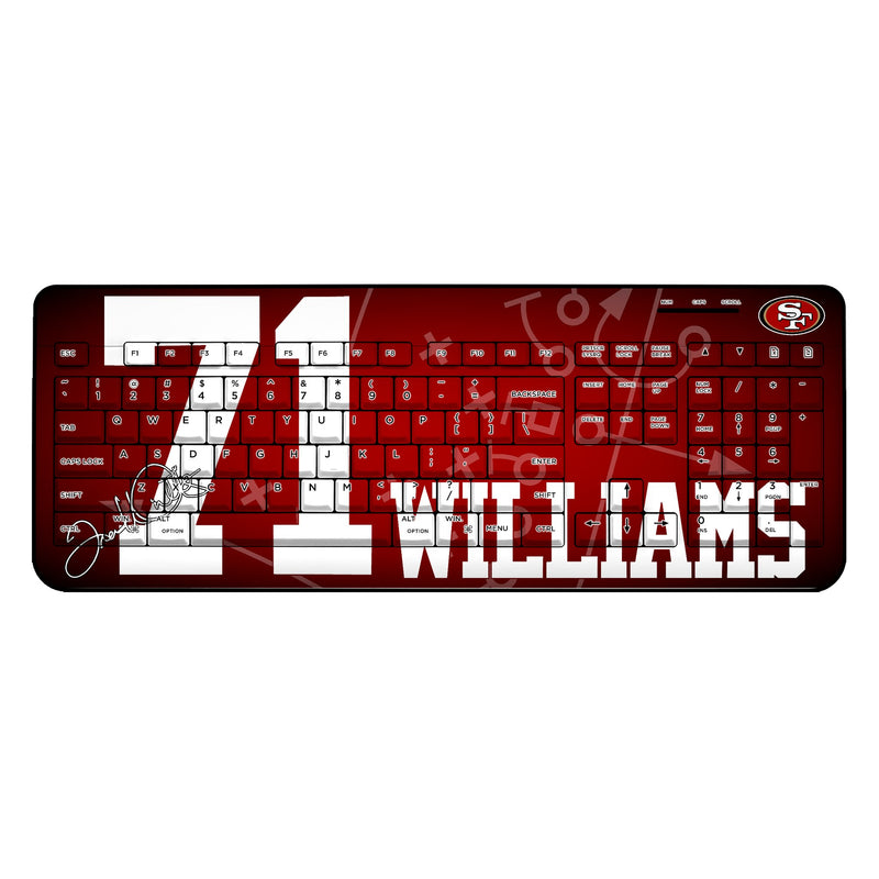 Trent Williams San Francisco 49ers 71 Ready Wireless USB Keyboard