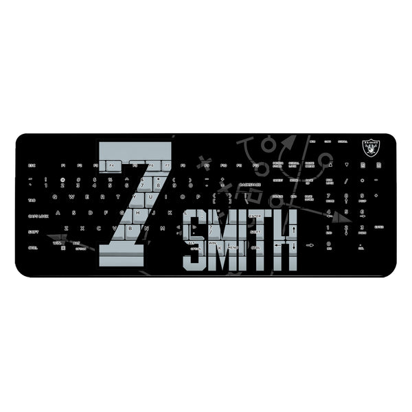 Geno Smith Las Vegas Raiders 7 Game Tactic Wireless USB Keyboard
