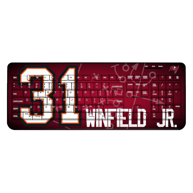 Antoine Winfield Jr. Tampa Bay Buccaneers 31 Ready Wireless USB Keyboard