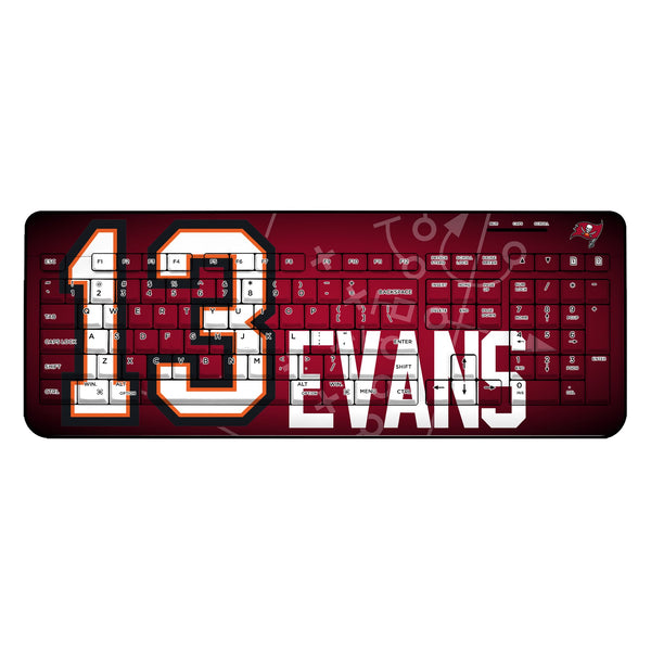 Mike Evans Tampa Bay Buccaneers 13 Ready Wireless USB Keyboard