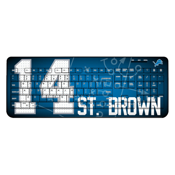 Amon-Ra St. Brown Detroit Lions 14 Ready Wireless USB Keyboard