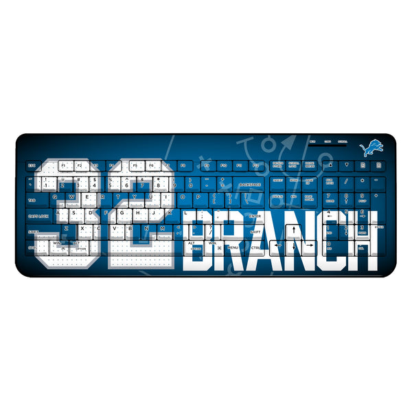 Brian Branch Detroit Lions 32 Ready Wireless USB Keyboard
