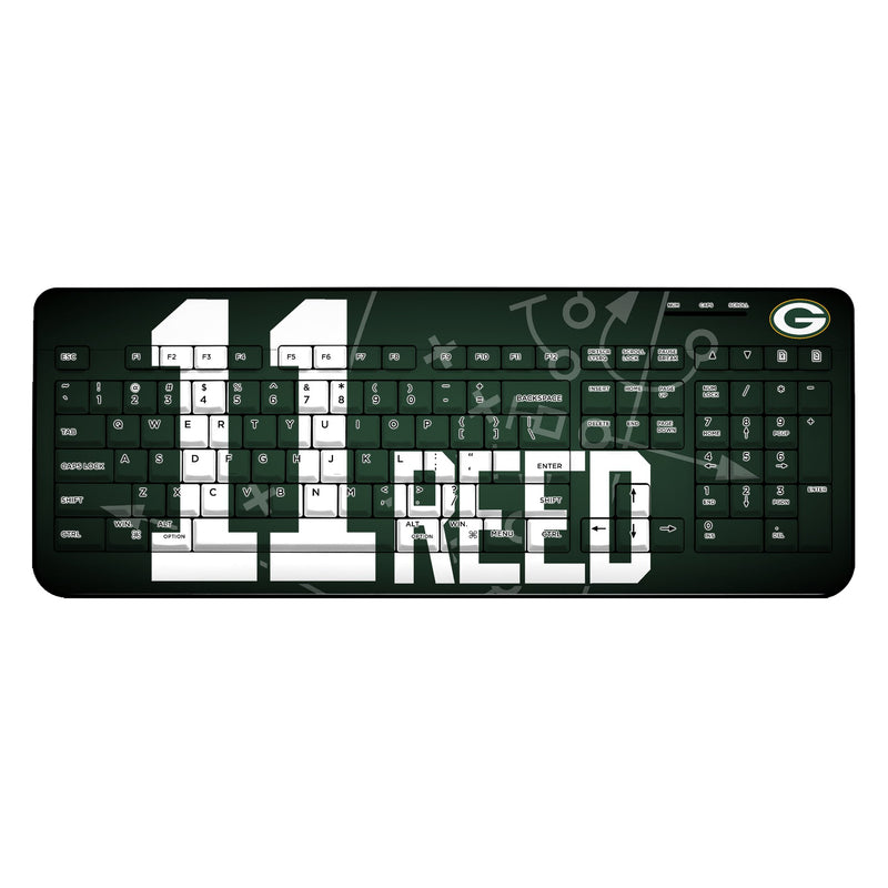 Jayden Reed Green Bay Packers 11 Ready Wireless USB Keyboard