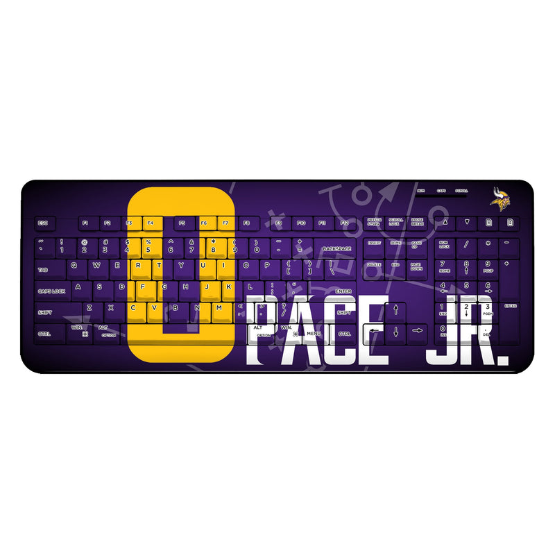 Ivan Pace Jr. Minnesota Vikings 0 Ready Wireless USB Keyboard