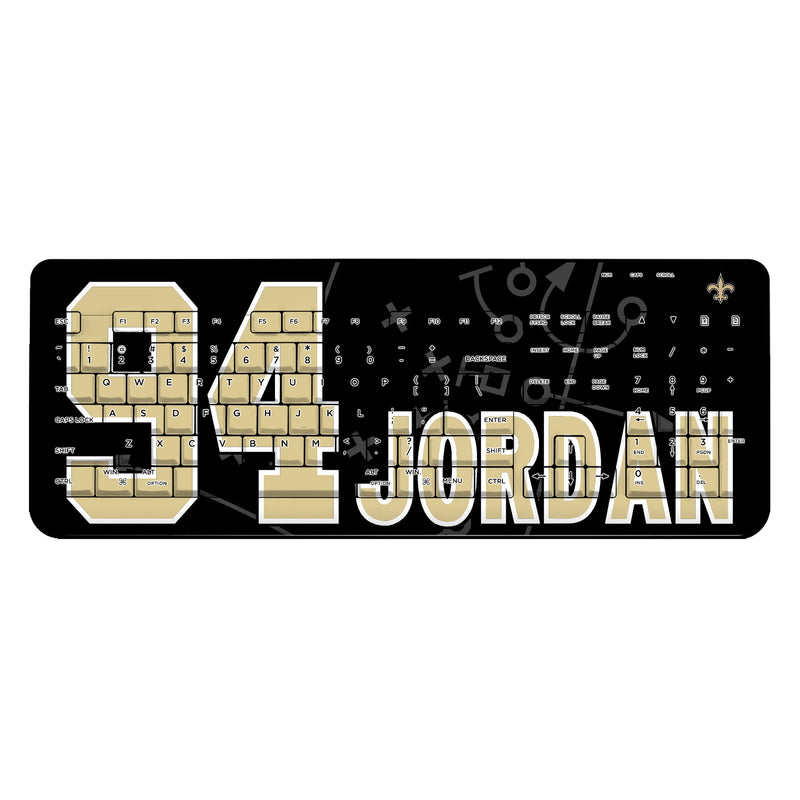 Cameron Jordan New Orleans Saints 94 Ready Wireless USB Keyboard