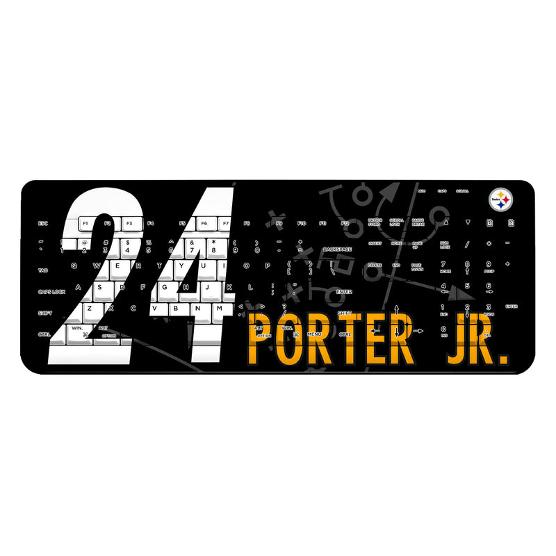 Joey Porter Jr. Pittsburgh Steelers 24 Ready Wireless USB Keyboard