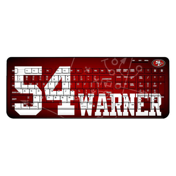 Fred Warner San Francisco 49ers 54 Ready Wireless USB Keyboard