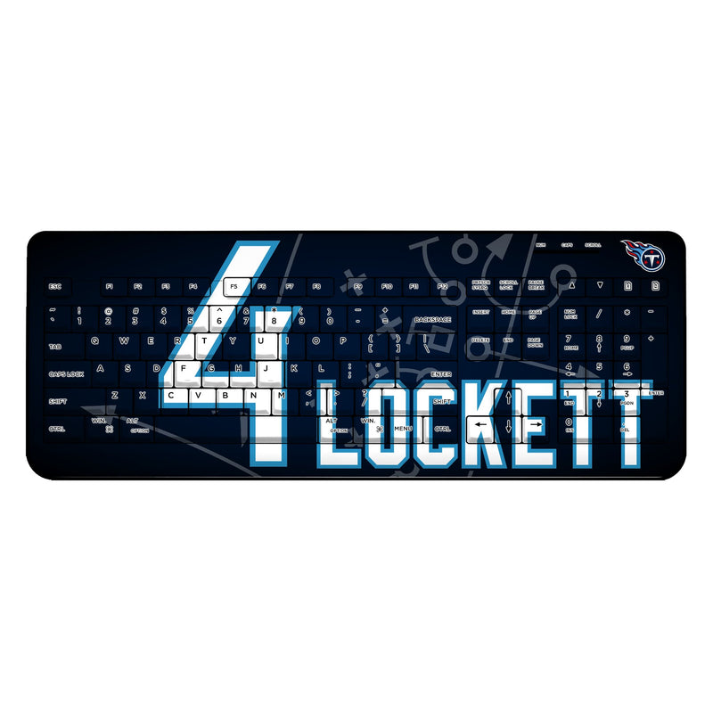 Tyler Lockett Tennessee Titans 4 Game Tactic Wireless USB Keyboard