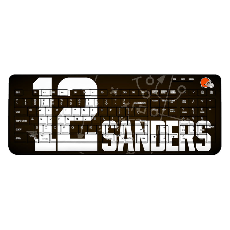 Shedeur Sanders Cleveland Browns 12 Game Tactic Wireless USB Keyboard