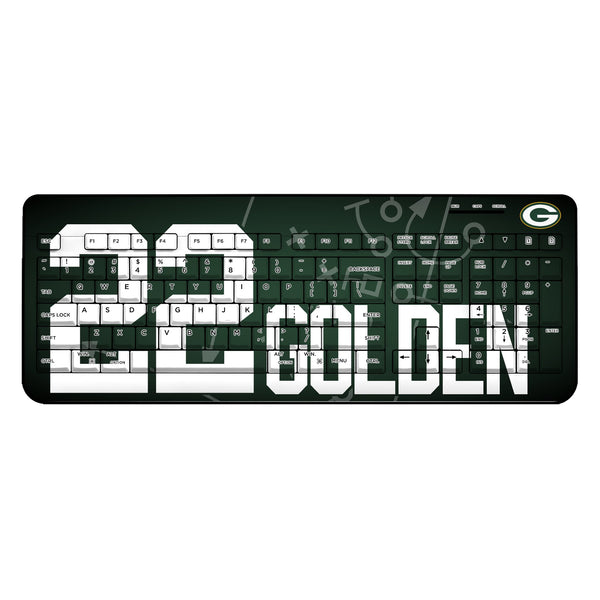 Matthew Golden Green Bay Packers 22 Game Tactic Wireless USB Keyboard