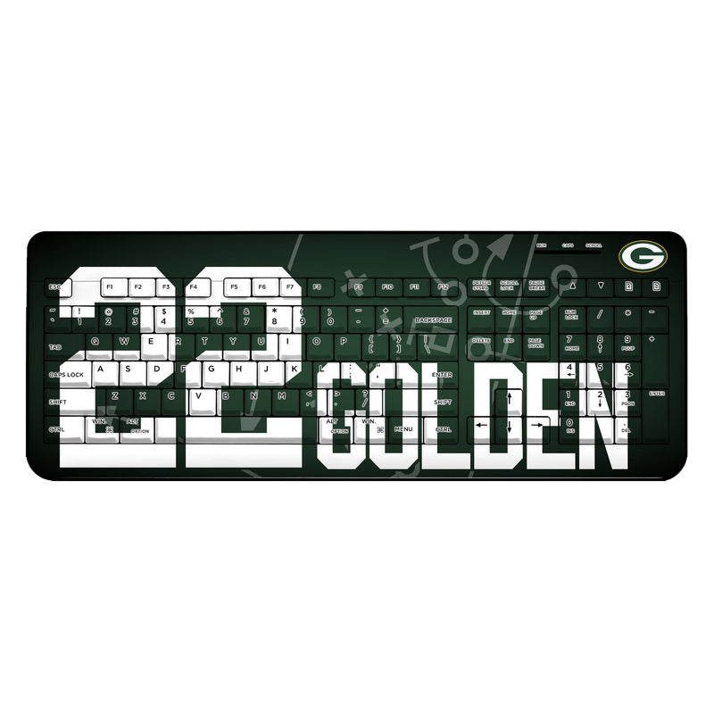 Matthew Golden Green Bay Packers 22 Game Tactic Wireless USB Keyboard