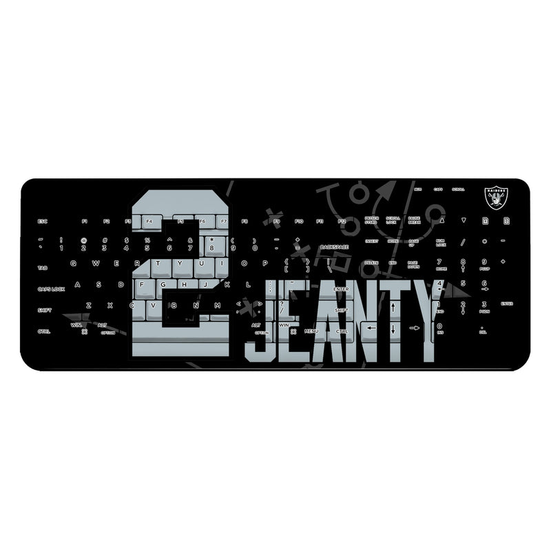 Ashton Jeanty Las Vegas Raiders 2 Game Tactic Wireless USB Keyboard