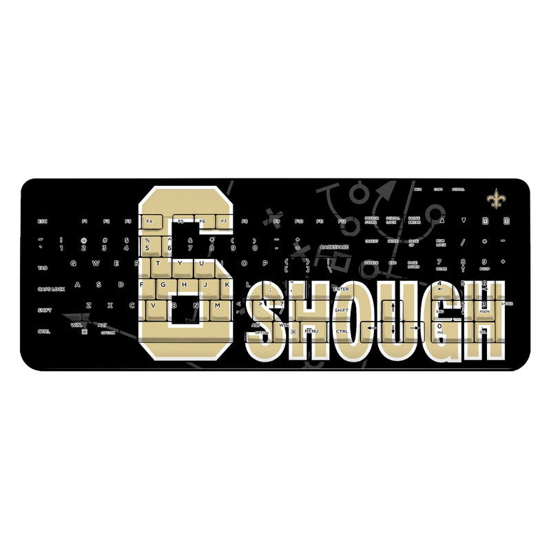 Tyler Shough New Orleans Saints 6 Game Tactic Wireless USB Keyboard