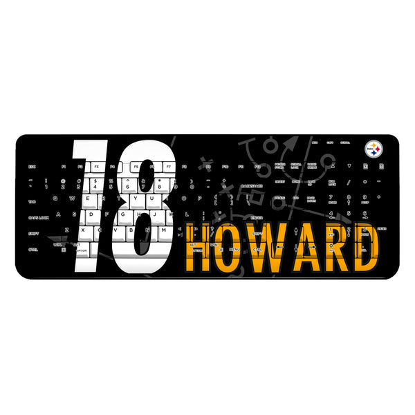 Will Howard Pittsburgh Steelers 18 Game Tactic Wireless USB Keyboard